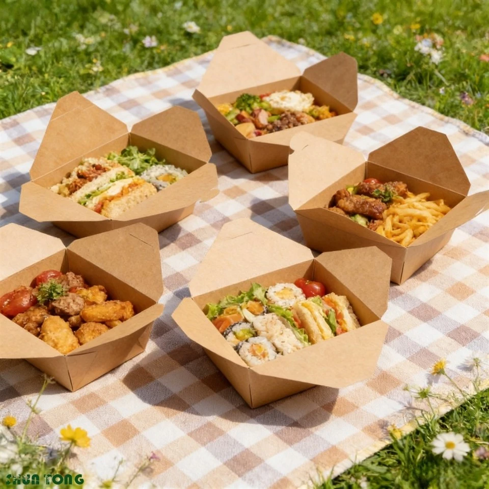 Customized Kraft Takeaway Boxes
