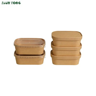 Bols Kraft avec couvercles