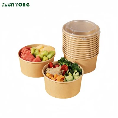 Saladier en papier kraft